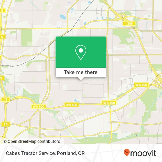 Cabes Tractor Service map