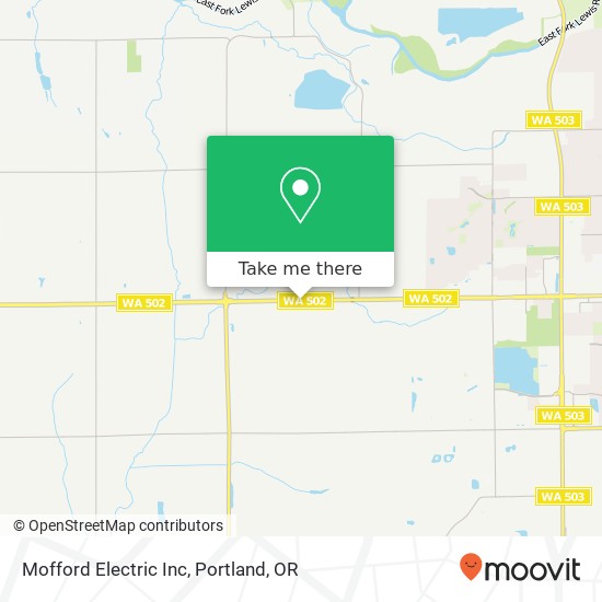 Mofford Electric Inc map
