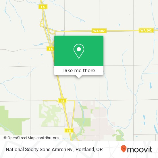 National Socity Sons Amrcn Rvl map