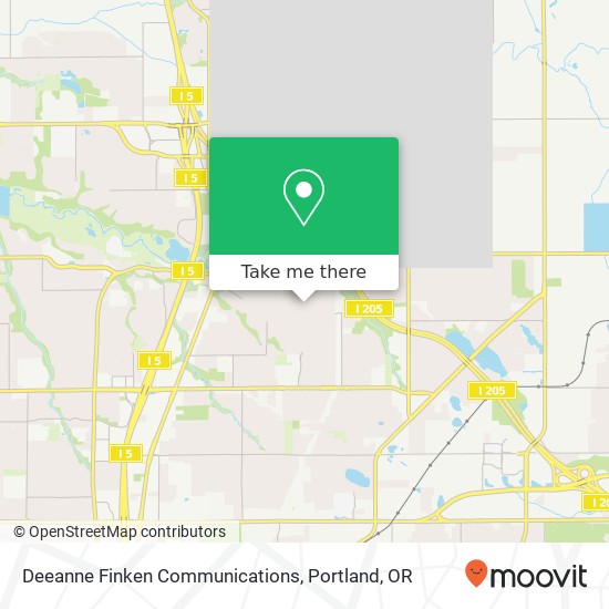 Deeanne Finken Communications map