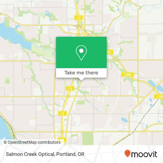 Mapa de Salmon Creek Optical