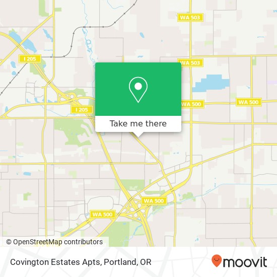 Covington Estates Apts map