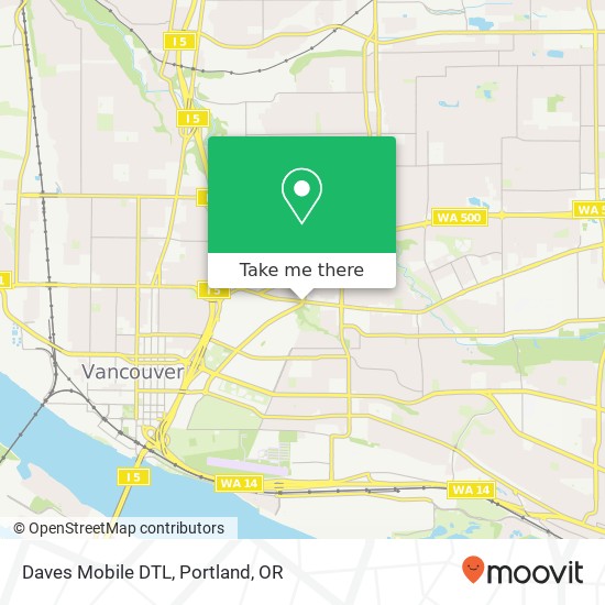 Mapa de Daves Mobile DTL