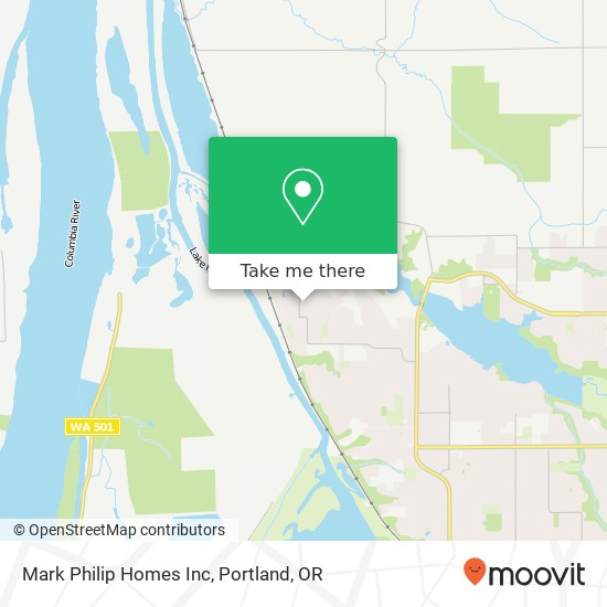 Mark Philip Homes Inc map