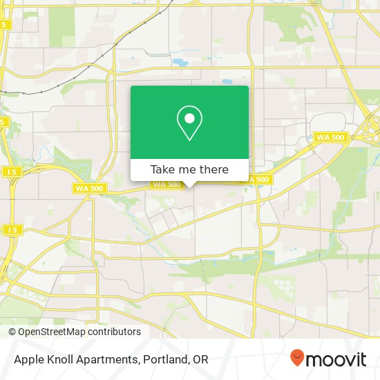 Apple Knoll Apartments map