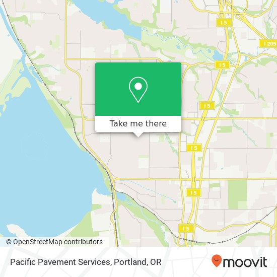 Pacific Pavement Services map