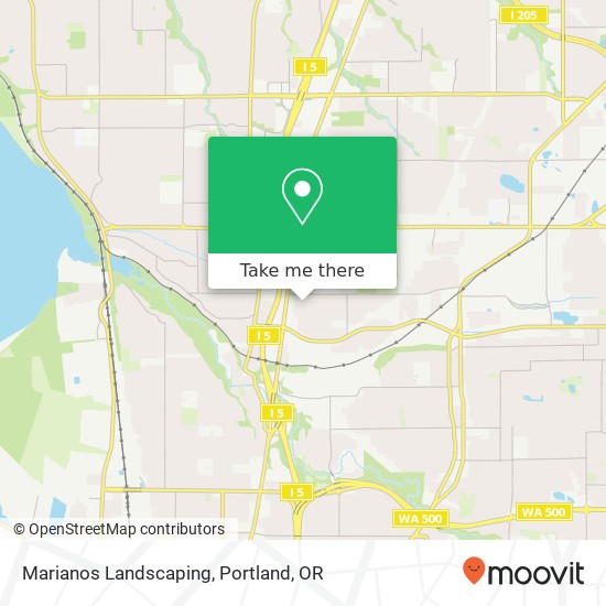 Marianos Landscaping map