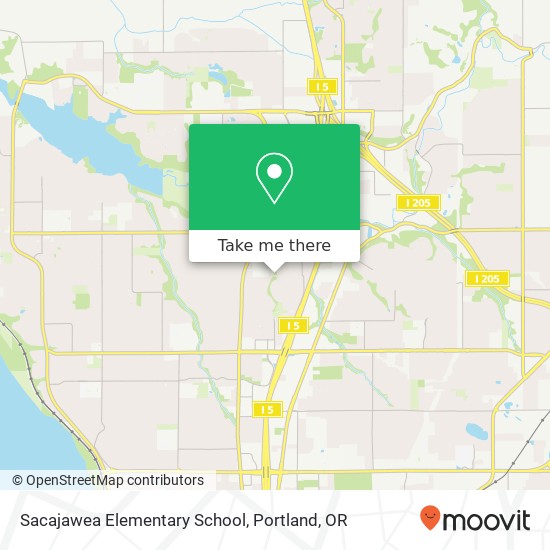 Sacajawea Elementary School map