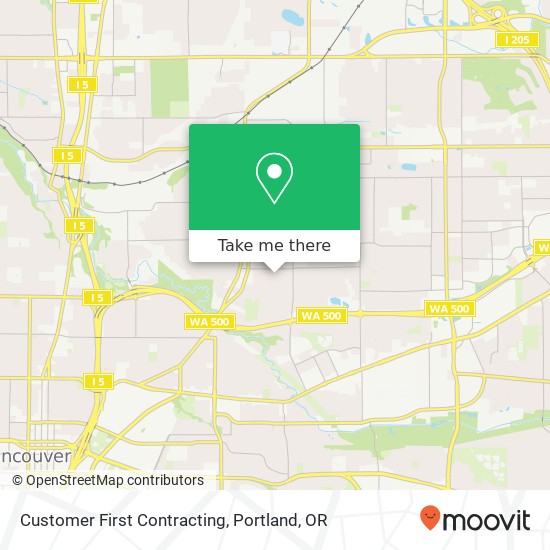 Customer First Contracting map