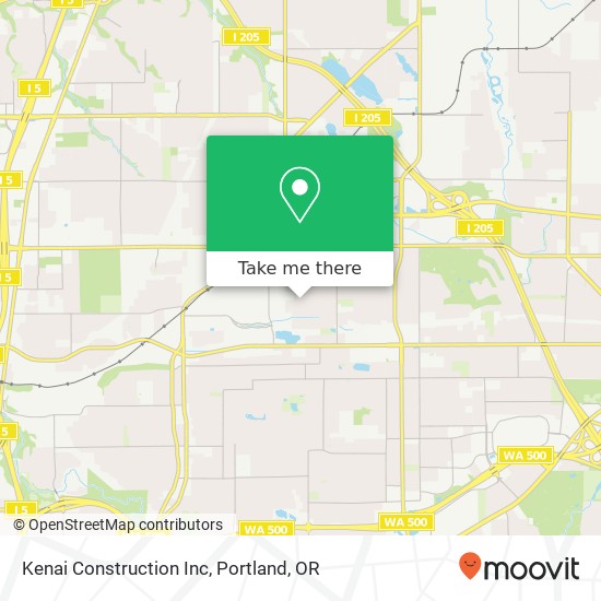 Mapa de Kenai Construction Inc