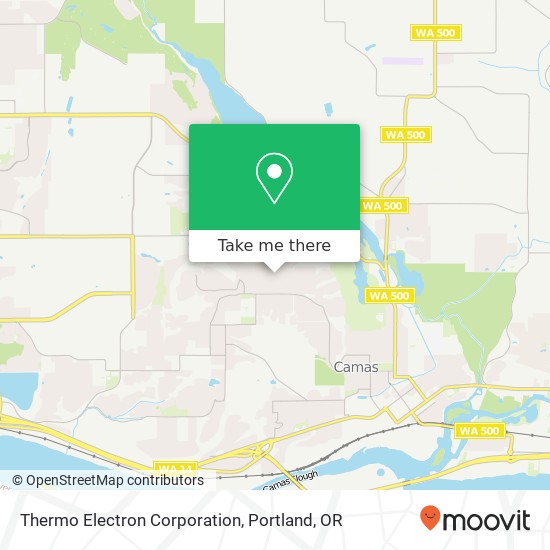 Thermo Electron Corporation map