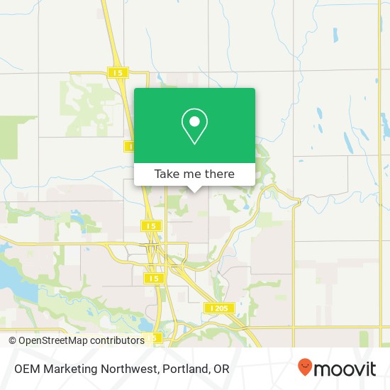 Mapa de OEM Marketing Northwest