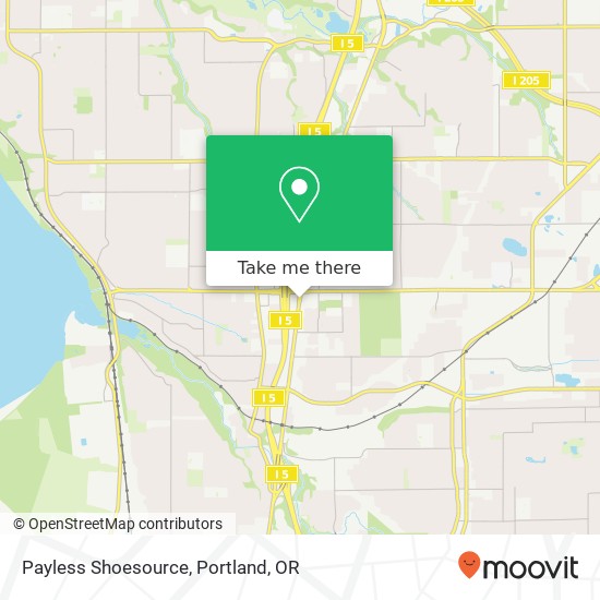 Mapa de Payless Shoesource