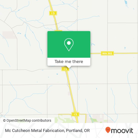 Mc Cutcheon Metal Fabrication map