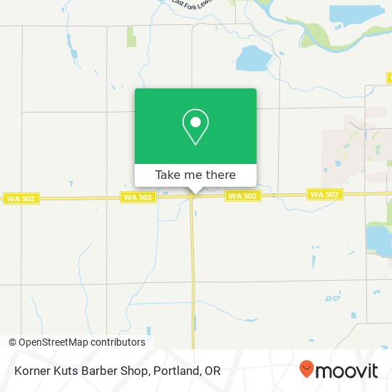 Mapa de Korner Kuts Barber Shop