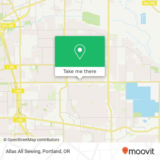 Allas All Sewing map