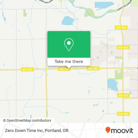 Mapa de Zero Down Time Inc