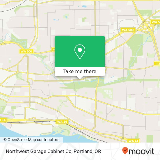 Mapa de Northwest Garage Cabinet Co