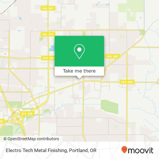 Mapa de Electro Tech Metal Finishing
