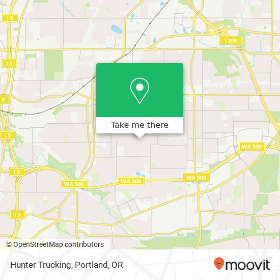 Hunter Trucking map