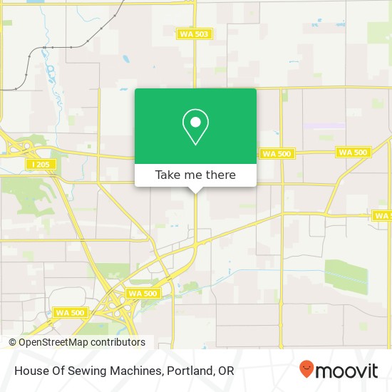 Mapa de House Of Sewing Machines