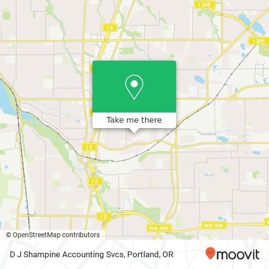 Mapa de D J Shampine Accounting Svcs