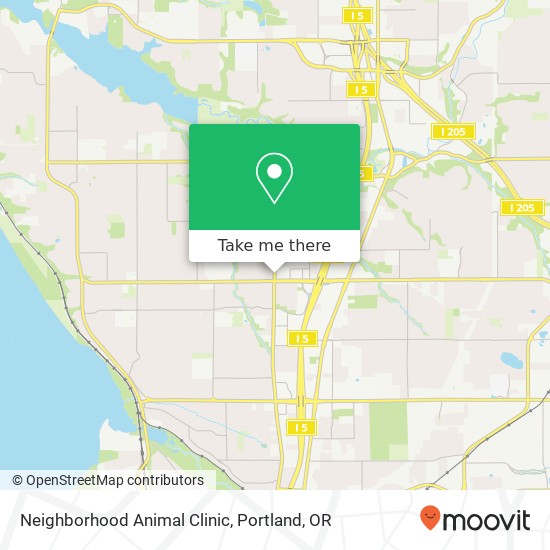 Neighborhood Animal Clinic map