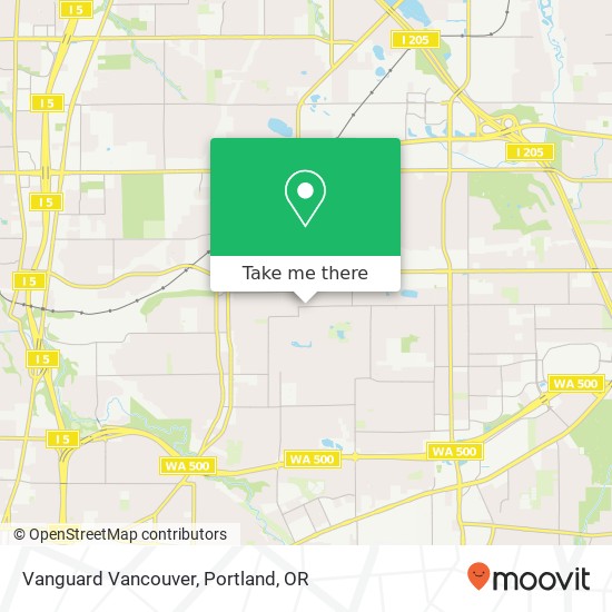 Vanguard Vancouver map