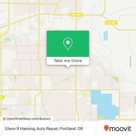 Mapa de Glenn R Hanning Auto Repair