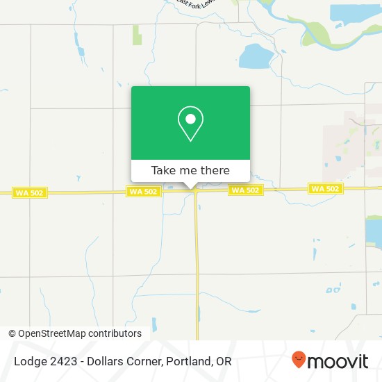 Lodge 2423 - Dollars Corner map