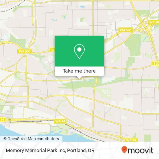 Mapa de Memory Memorial Park Inc