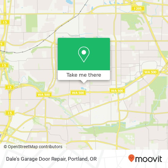Mapa de Dale's Garage Door Repair
