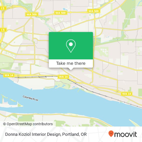 Donna Koziol Interior Design map