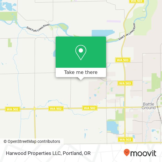 Harwood Properties LLC map