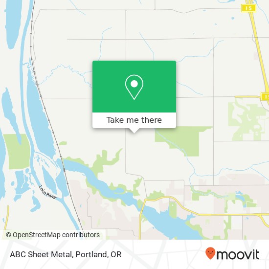 ABC Sheet Metal map