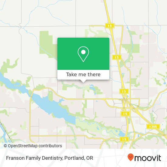 Franson Family Dentistry map