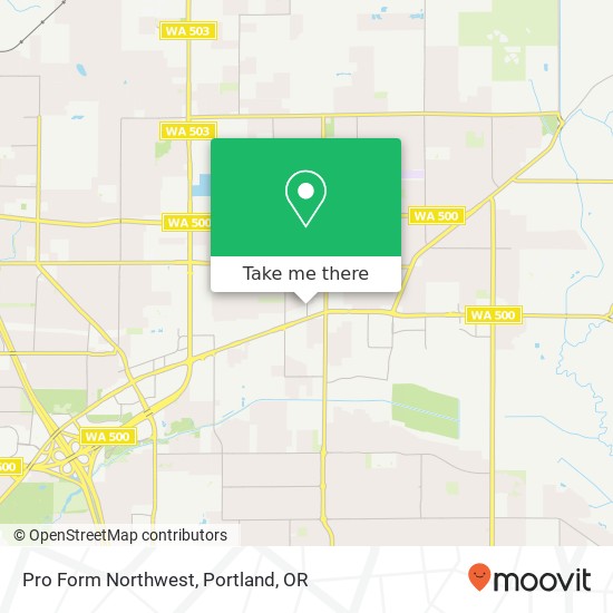 Pro Form Northwest map