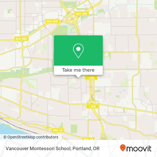 Vancouver Montessori School map