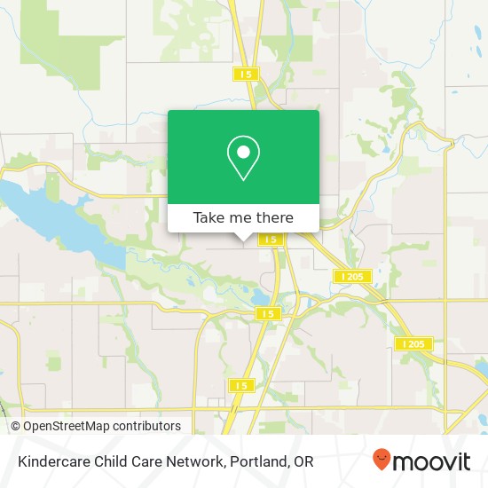 Mapa de Kindercare Child Care Network