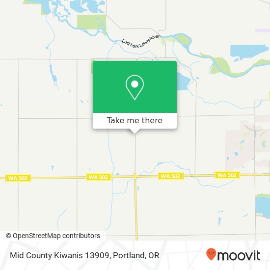 Mid County Kiwanis 13909 map