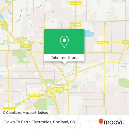 Down To Earth Electronics map