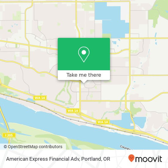 Mapa de American Express Financial Adv