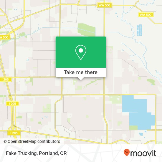 Fake Trucking map