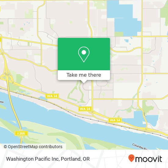 Washington Pacific Inc map