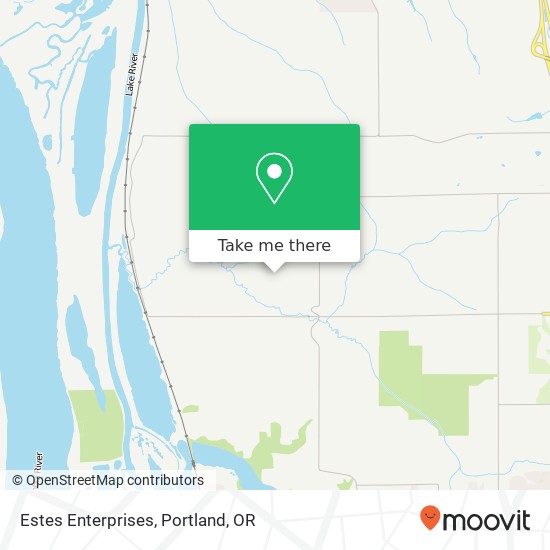 Mapa de Estes Enterprises