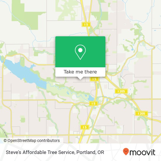 Mapa de Steve's Affordable Tree Service