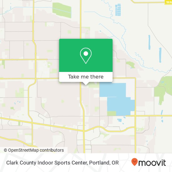Clark County Indoor Sports Center map