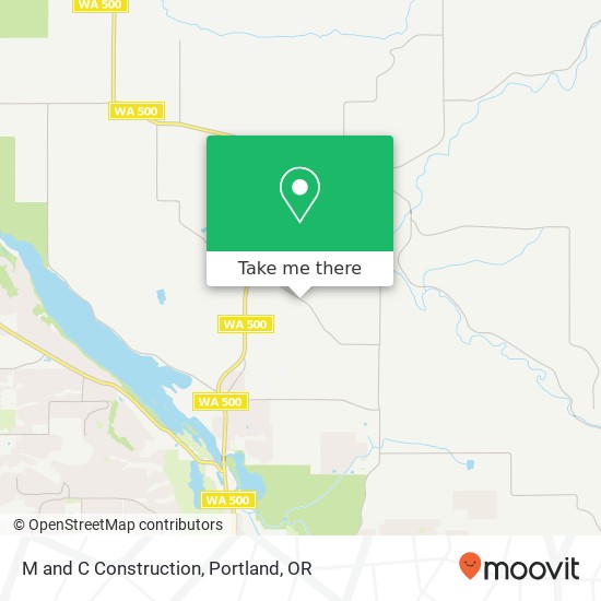 M and C Construction map