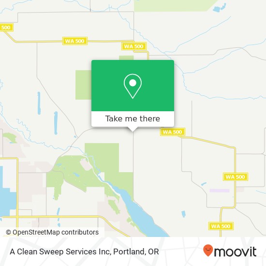 A Clean Sweep Services Inc map