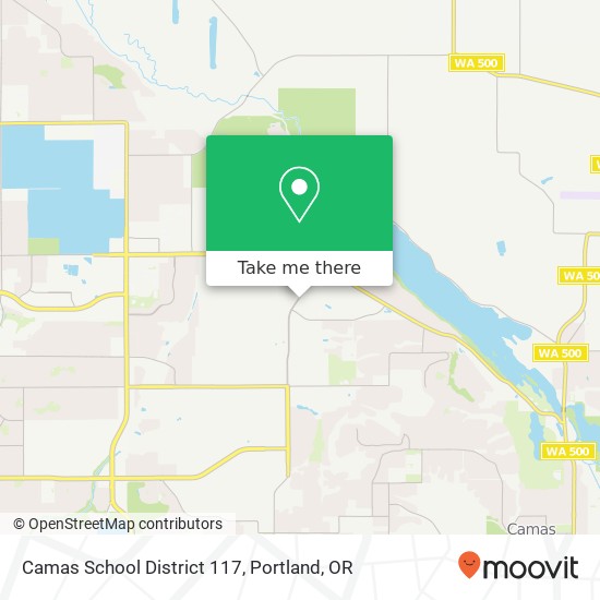 Mapa de Camas School District 117